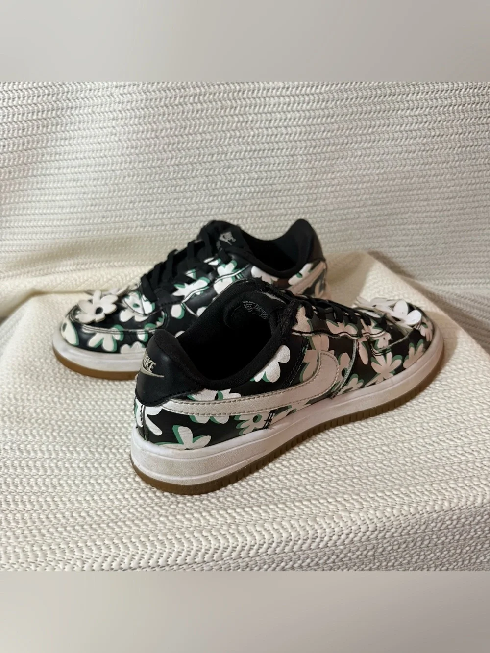 Nike Force 1 Low EasyOn LV8 Flower Power Kids Shoes Size 2Y FN0409-001